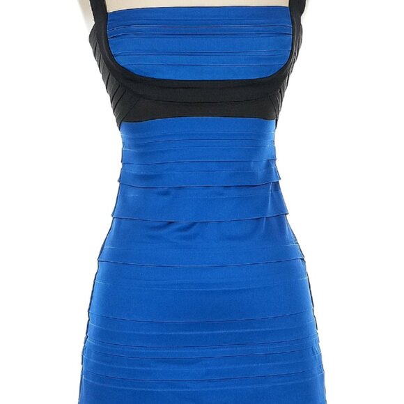 NWT: BGMAXAZRIA WOVEN DRESS ACETATE BLEND MINI DRESS, SZ: 2 - Picture 2 of 15